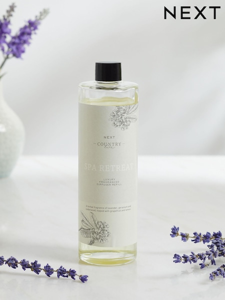 Country Luxe Spa Retreat Lavender & Geranium Fragranced Reed 200ml Diffuser Refill (232614) | €21