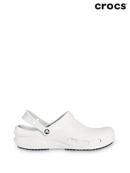 Alb - Crocs Bistro Sabot de lucru rezistent la alunecare (233133) | 372 LEI