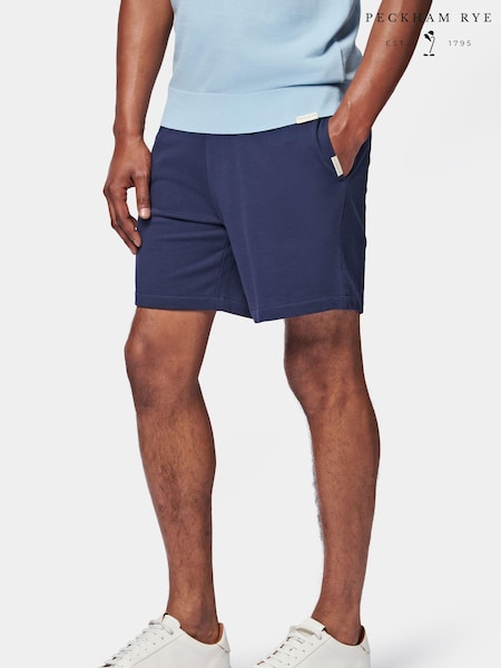Темно-синий - Peckham Rye 100% Cotton Essential Shorts (233422) | €30