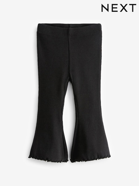Black Rib Flare Leggings (3mths-7yrs) (233997) | $7 - $10
