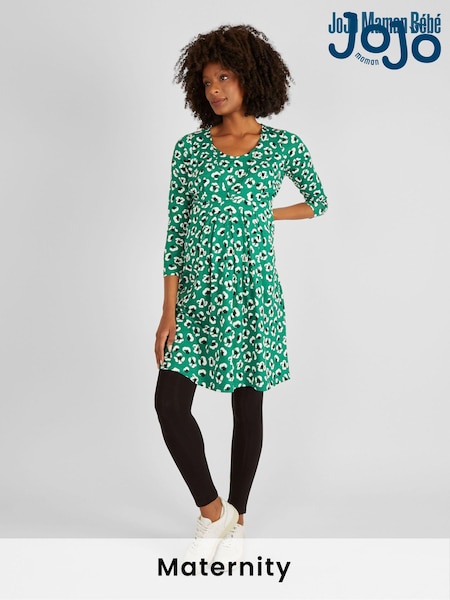 Vihreä - JoJo Maman Bébé Floral Maternity & Nursing Tunic Dress (234079) | €69
