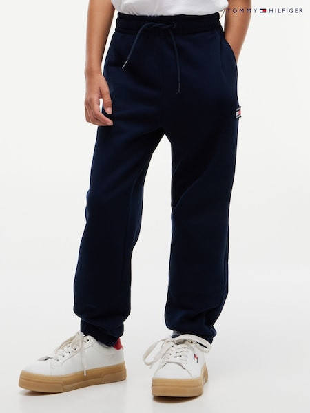 Blau - Tommy Hilfiger Heritage Jogginghose mit Flaggenlogo