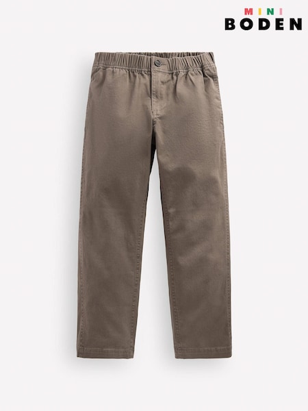 Grau - Boden Easy Straight Chino Trousers