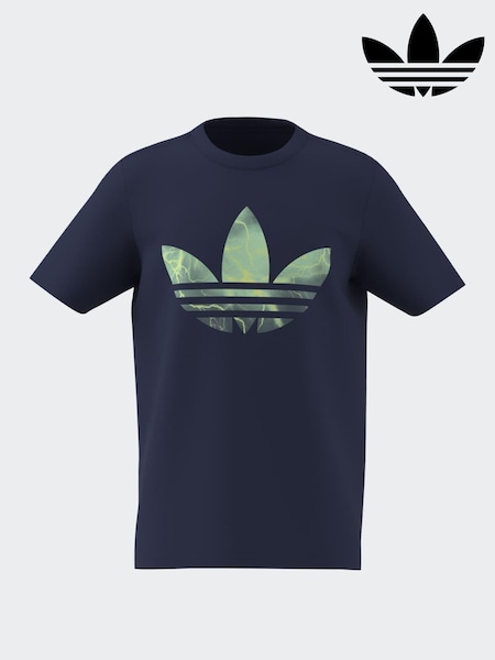 Navy - Adidas Originals Graphic Logo T-shirt