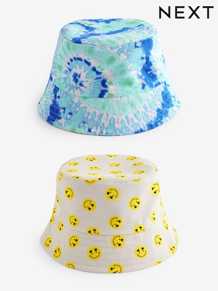 Желтый/синий - 100% Cotton Reversible Bucket Hat (235465) | €8