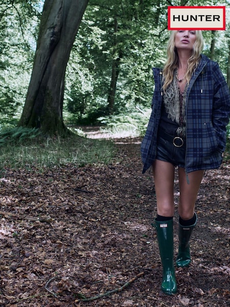 그린 - Hunter Original Waterproof Tartan Jacket