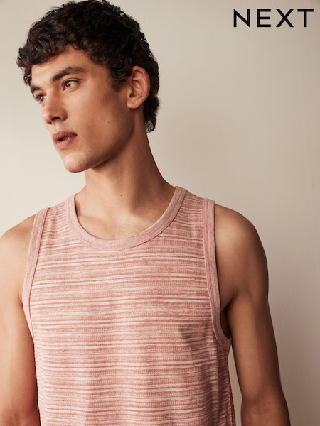 Coral Pink Textured Vest (237468) | €4