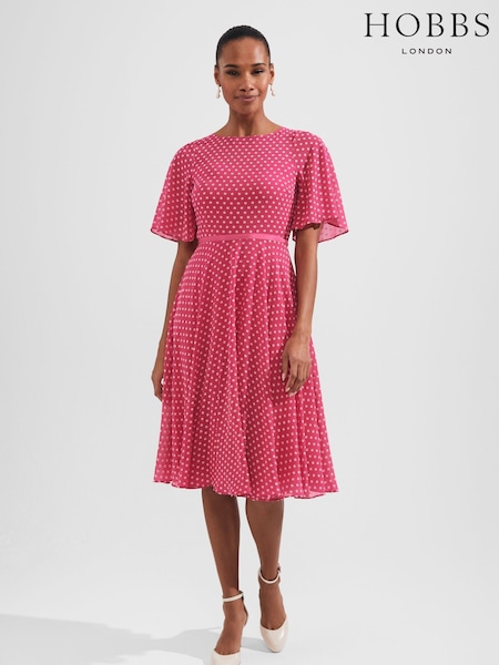 Hobbs Pink Elenor Dress (237968) | €95