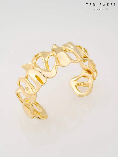 Gold Tone - Ted Baker Leila: Abstract Leaf Cuff