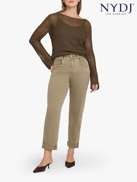 Natural - Nydj Kasey Stovepipe Ankle Jeans