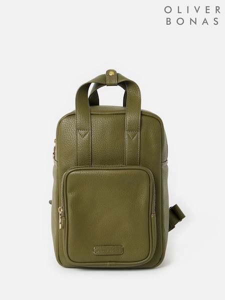 Green - Oliver Bonas Mami Mini Backpack