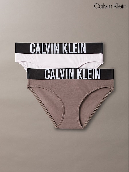 Purple - Calvin Klein Bikini Briefs 2 Pack Intense Power