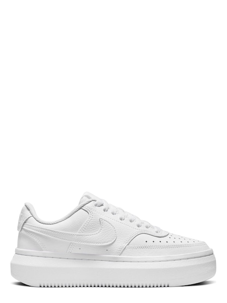 Nike White Court Vision Alta Platform Trainers (240044) | €47