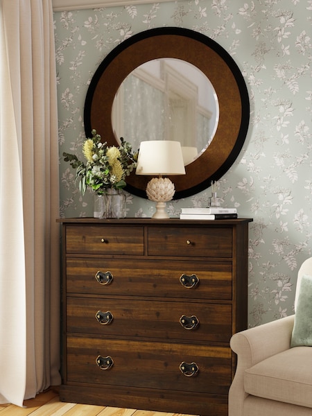 Laura Ashley Dark Chestnut Garrat 2+3 Drawer Chest (240399) | €1,323