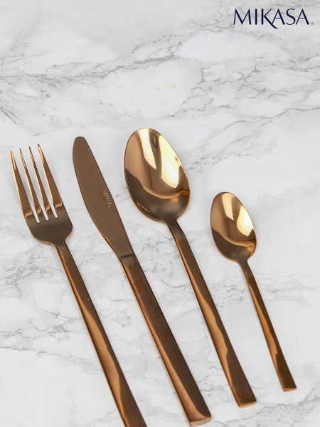 Mikasa 16 Piece Copper Diseno Set Cutlery Set (241090) | €61