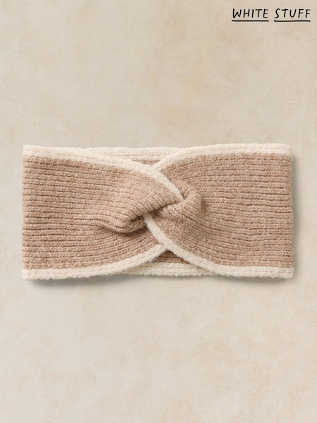 Natural - White Stuff Knitted Headband