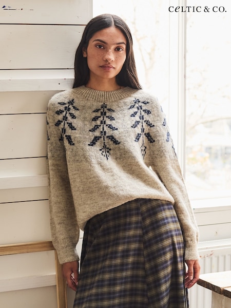 Blå - Celtic & Co. Botanisk ok Jumper