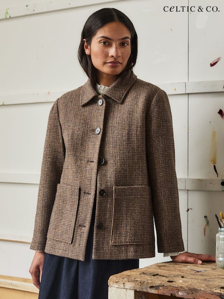 Brown - Celtic & Co. Tweed Jacket