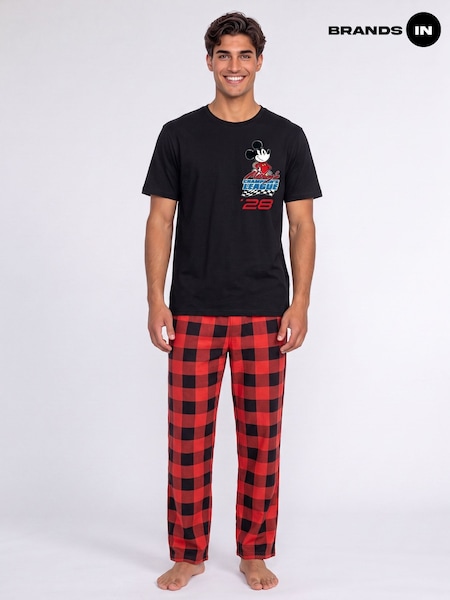 Red - Regular Brands In Disney Mickey Mouse Pyjamas