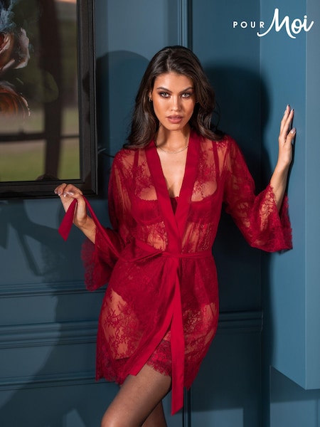 Rojo - Pour Moi For Your Eyes Only Lace Robe (243924) | 67 €