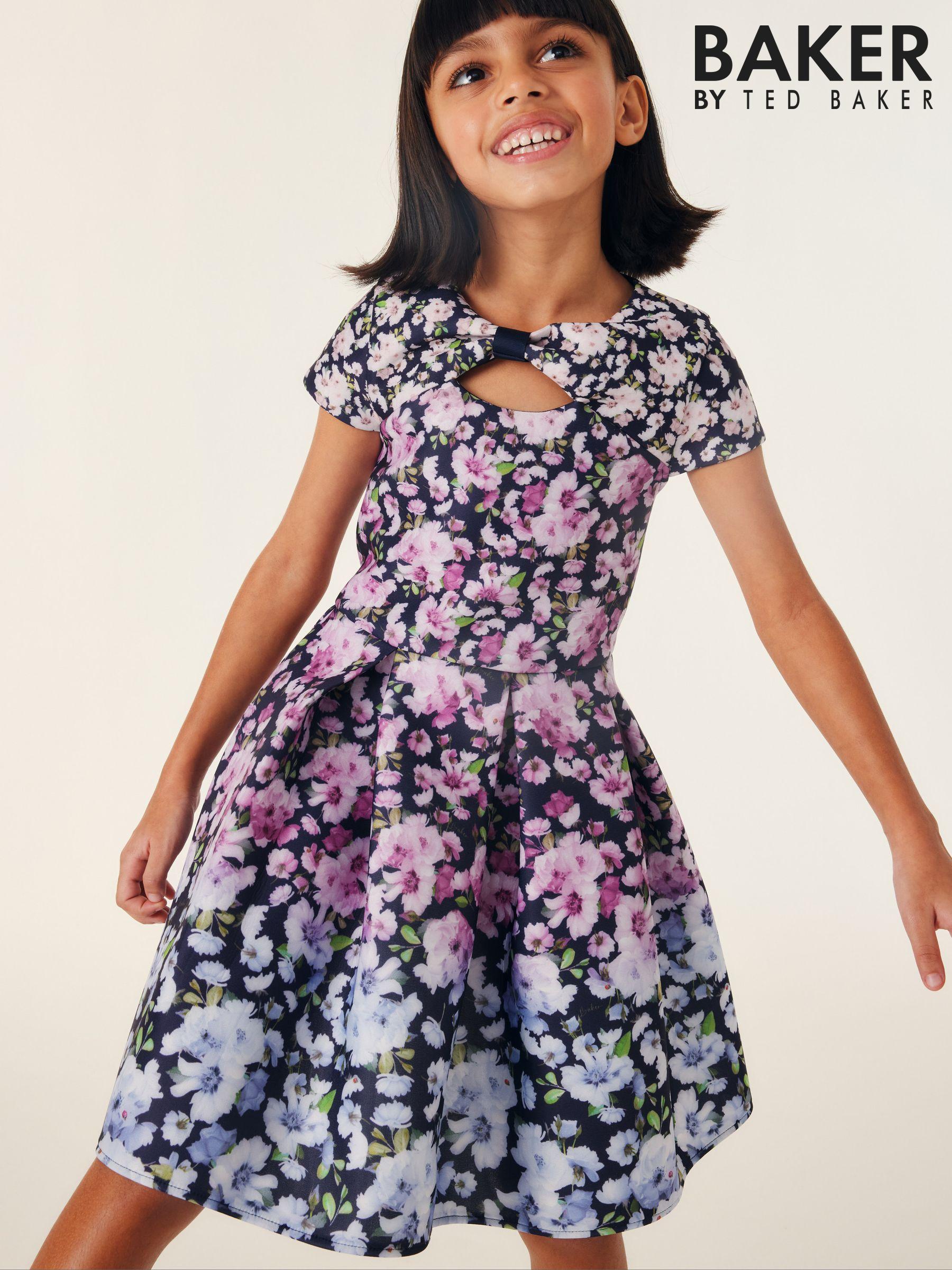 Clearance Baker By Ted Baker Pleated Floral Girlsclothing Next Luxembourg