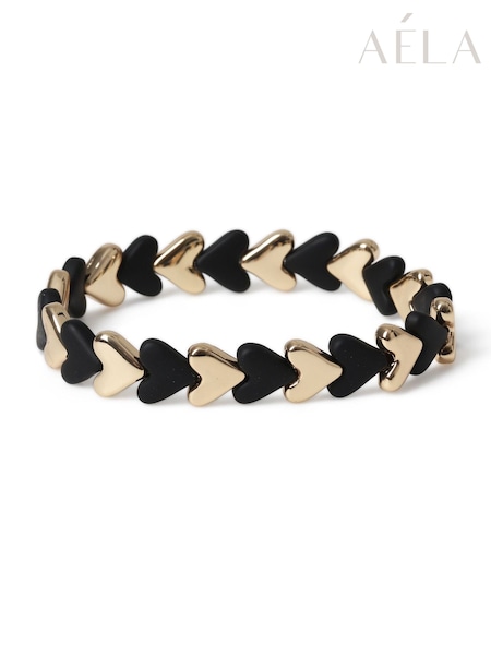 Black - Aela Black Stretch Bracelet