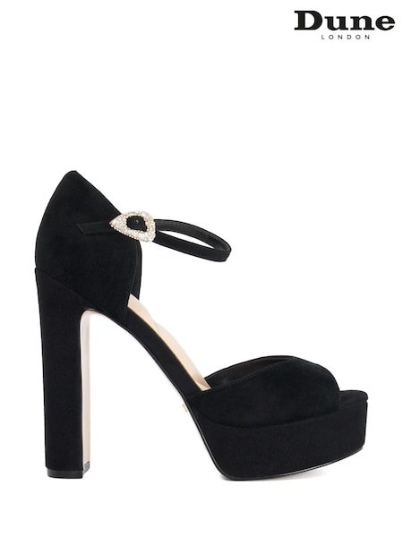 Black - Dune London Myans Smart Sandals