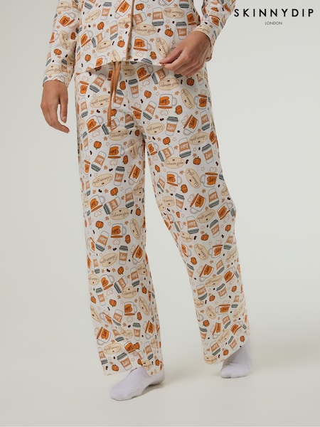 Narandžasti - Skinnydip X Gilmore Pyjamas With Scrunchie Set