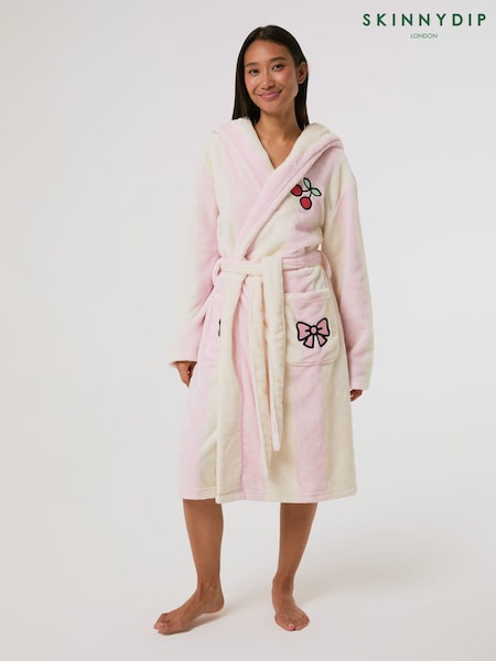 Pink - Skinnydip X Hello Kitty Stripe Robe