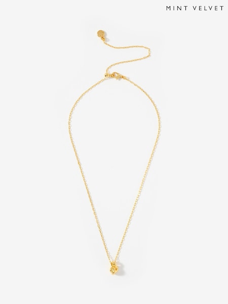 Guld - Mint Velvet Belagt Knot halskæde