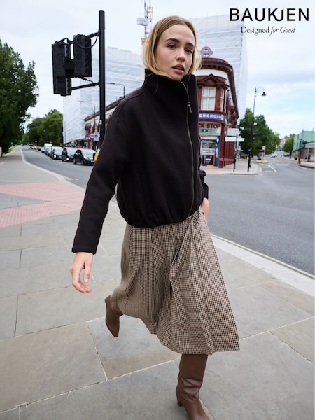 Přírodní - Baukjen Pleated Wrap Skirt