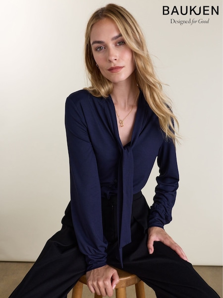 Sininen - Baukjen Carina solmittava Pusero