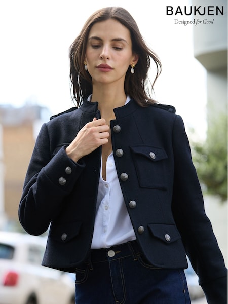 Azul - Chaqueta militar Baukjen Lowry