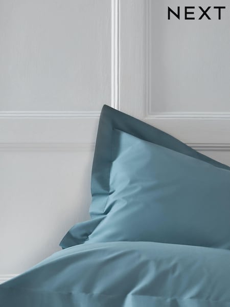 Set of 2 Blue Slate Cotton Rich Pillowcases (246194) | €8 - €10