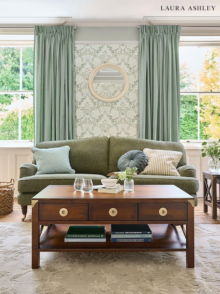 Laura Ashley Dark Chestnut Balmoral 3 Drawer Coffee Table (246489) | €941