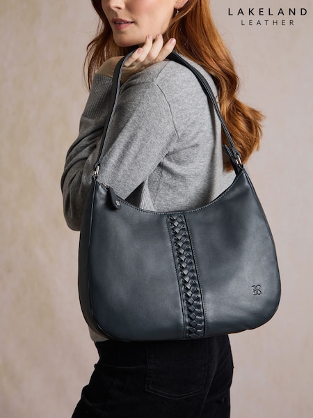 أزرق - حقيبة كتف Selside من Lakeland Leather