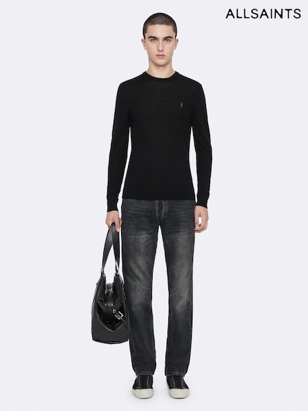 Svart - Regular Allsaints Loose Straight Jeans