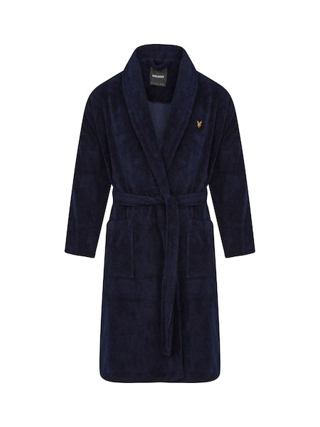 Lyle & Scott Denim Blue Lucas Bathrobe (247741) | $93