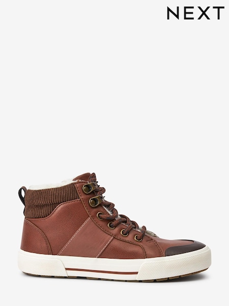 Tan Brown Wide Fit (G) Thinsulate™ Lined Boots (247853) | €11.50 - €14
