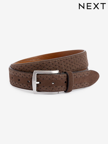 Neutral Signature Suede Textured Belt (249476) | €5
