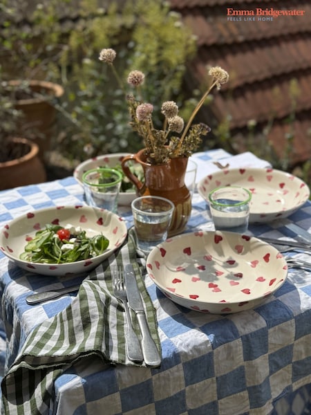Emma Bridgewater Pink Hearts Medium Pasta Bowl