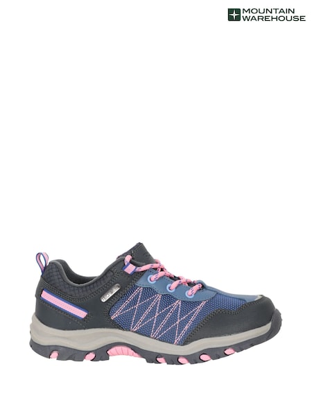 Pink - Mountain Warehouse Stampede Kids Waterproof Walking Shoes