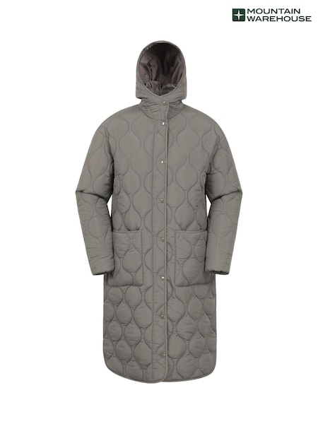 Πράσινο - Mountain Warehouse Flora Long Padded Jacket