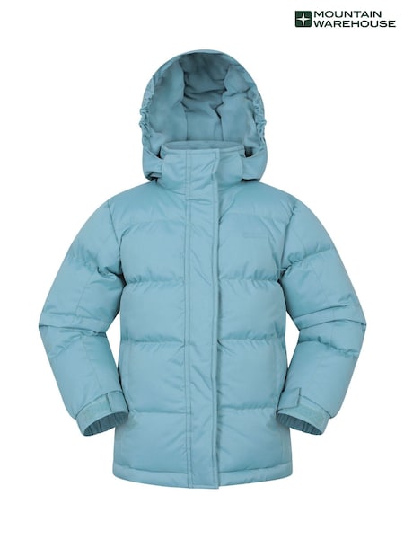 Azul - Mountain Warehouse Snow Ii Kids Water-resistant Padded Jacket