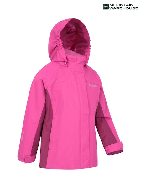 Pink - Mountain Warehouse Shelly Kids Waterproof Jacket