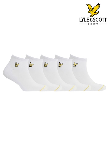 Lyle & Scott White Socks 5 Pack (251417) | €25