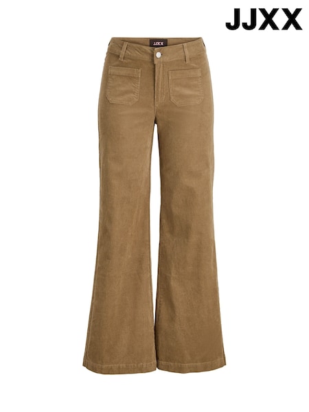 Marrón - Jjxx Corduroy Flared Trousers