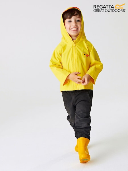أصفر - Regatta Waterproof Shell Character Jacket (251826) | ‏163 د.إ.‏