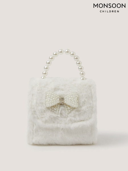 Panna - Monsoon Fluffy Pearl Bow Bag