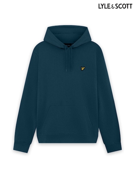 Teal Blue - Lyle & Scott Pullover Hoodie